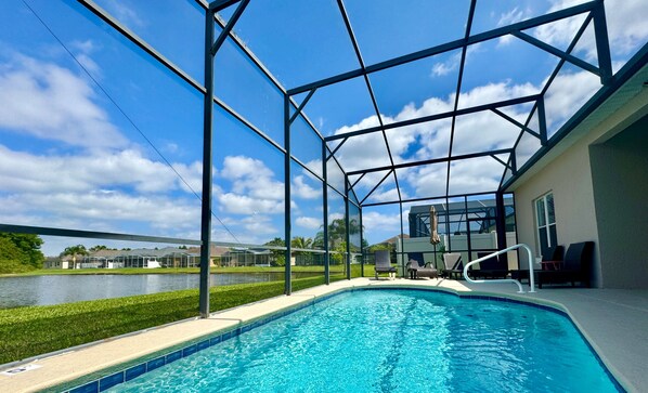Private Pool with Covered Patio