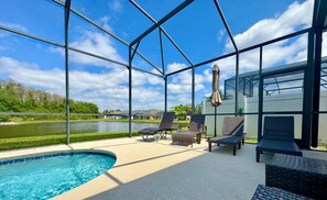 Private Pool with Covered Patio