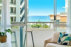 Bask in the relaxing, beachside locale whether you're out on the beach or hanging out on your private balcony. 