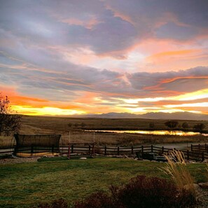 backyard sunsets