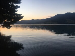 Sunset at private beach