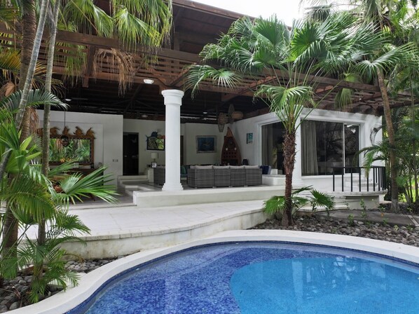 Open concept allows you to view nature while enjoying your guests