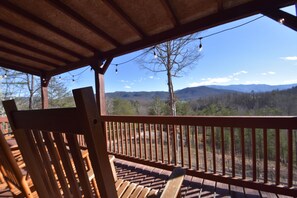This spectacular, almost 180-degree view is never more than a few steps away.