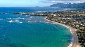 Welcome to the cozy town Laie! Home of our beach house!