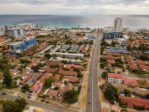 The home is a breezy 10-minute walk to Scarborough Beach and Esplanade