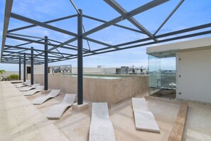 Experience Tulum with two pools: one for swimming, one for relaxing and views