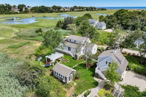 Aerial of property- 3 seperate buildings