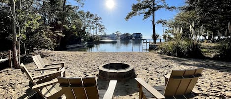 Fire Pit on the Beach
