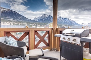 East facing deck is perfect for morning sun and evening shade