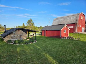 Backyard View of additional Tiny House to rent separately 