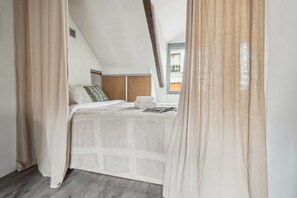 The bedroom area