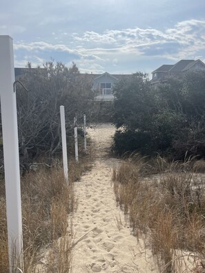 View from beach