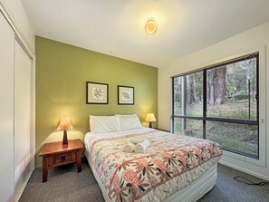 Bedroom 2 features a comfortable queen-sized bed.