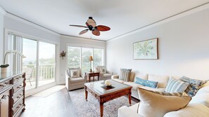 Living Room with Access to Private Balcony