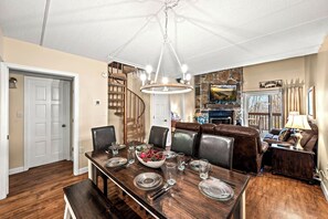 My Happy Place's inviting dining room