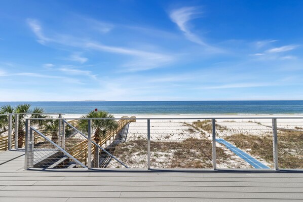 The Walk Way on the right is the beach Access {Blue Path}