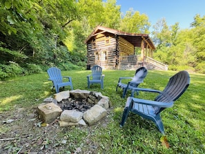 Enjoy a night of sitting by the fire, roasting marshmellows & telling stories