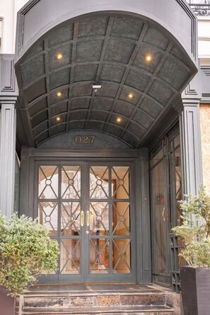 Overnatningsstedets facade