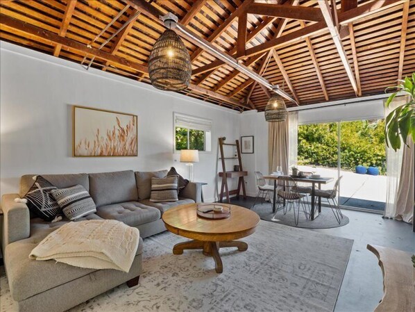 Big sliding glass doors