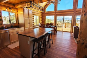 Open floor plan maximizes your enjoyment of the views