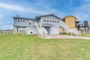 Property Exterior | Single-Story Stilted Home