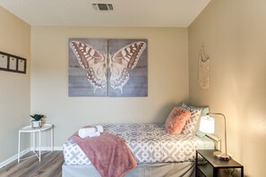 Bedroom 3 fitted with two twin beds