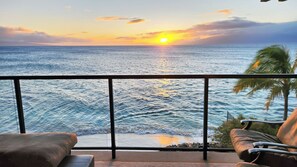 Unit 1 - Sunrise or sunset views.  See whales and right from your balcony.