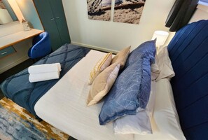 Main bedroom and desk
