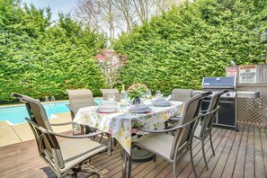 Deck | Outdoor Dining Area | Gas Grill | Private Pool