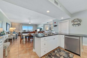 Open concept living area