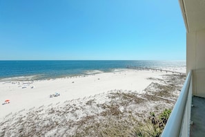 Private balcony view