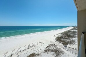 Private balcony view!