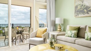 Living Area with direct access to Private Terrace