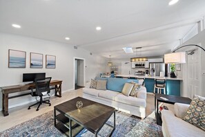 This open-floor plan ensures that no one has to miss out on any of the fun!