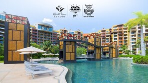 Poolside Panorama