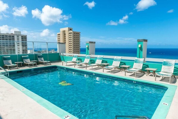 Rooftop swimming pool