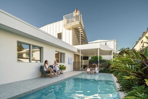 Lounge by the pool and relax