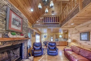 Wood Burning Fireplace