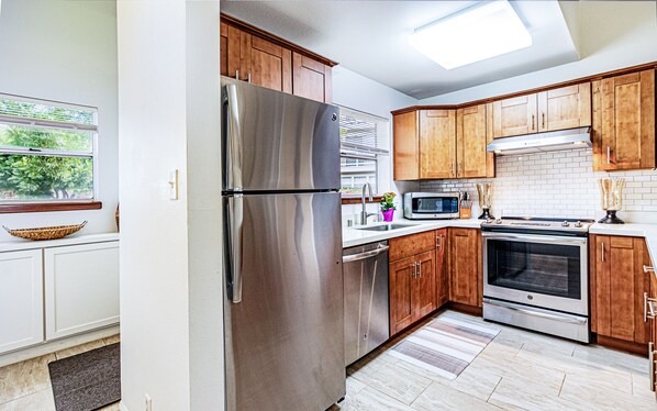 Well equipped and modern kitchen