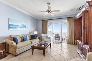 Beautiful elevated 4th floor oceanfront views from Cinnamon Beach 543!