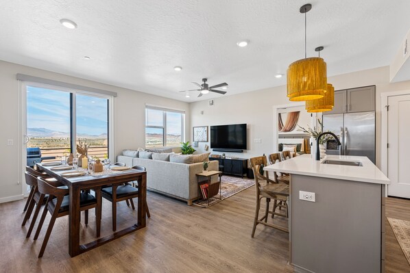 Living Room/Kitchen Area