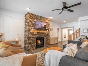 Living Room with Fireplace