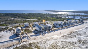 Nestled in the natural beauty of Cape San Blas, "A Wave From It All" is your escape to beach front relaxation, but is still close enough to the mainland to "run into town" for activities or necessities.