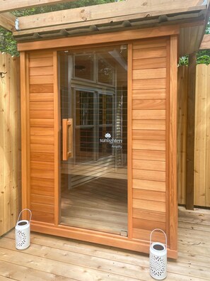 Sunlighten infrared sauna - feels SO GOOD!