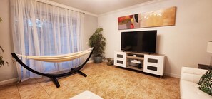 Relax in a Spacious Living Room with Cozy Pirate Seating