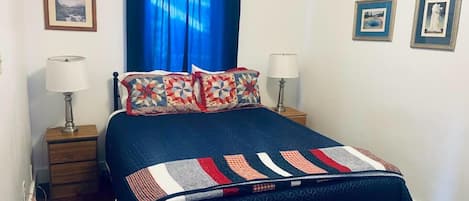 Bedroom 1 with queen bed