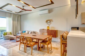 Indoor dining table