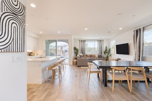 Open floor plan with an airy ambiance.