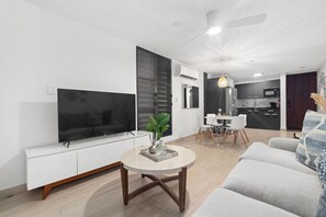 Your home away from home, right in our living room.