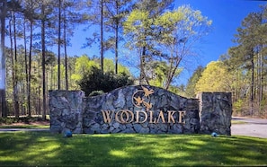 Woodlake Country Club   - a gated community with an 18 -hole Championship Golf coarse, a 1971 Maples Design fully restored in 2021-2023 with a redesign of the 18th hole by golf architect Kris Spence.
